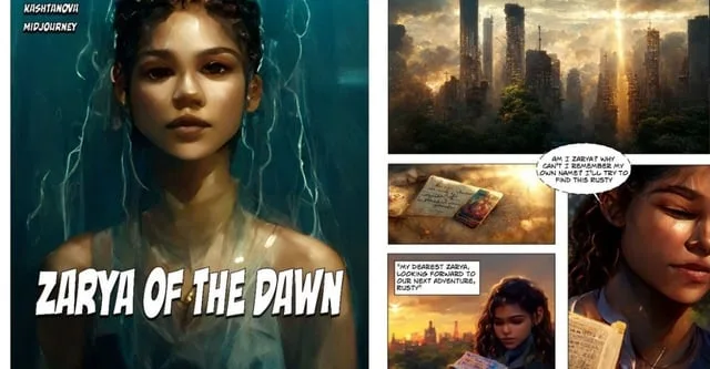 Kristina Kashtanova is the author whose graphic novel, *Zarya of the Dawn*, prompted the US Copyrigh