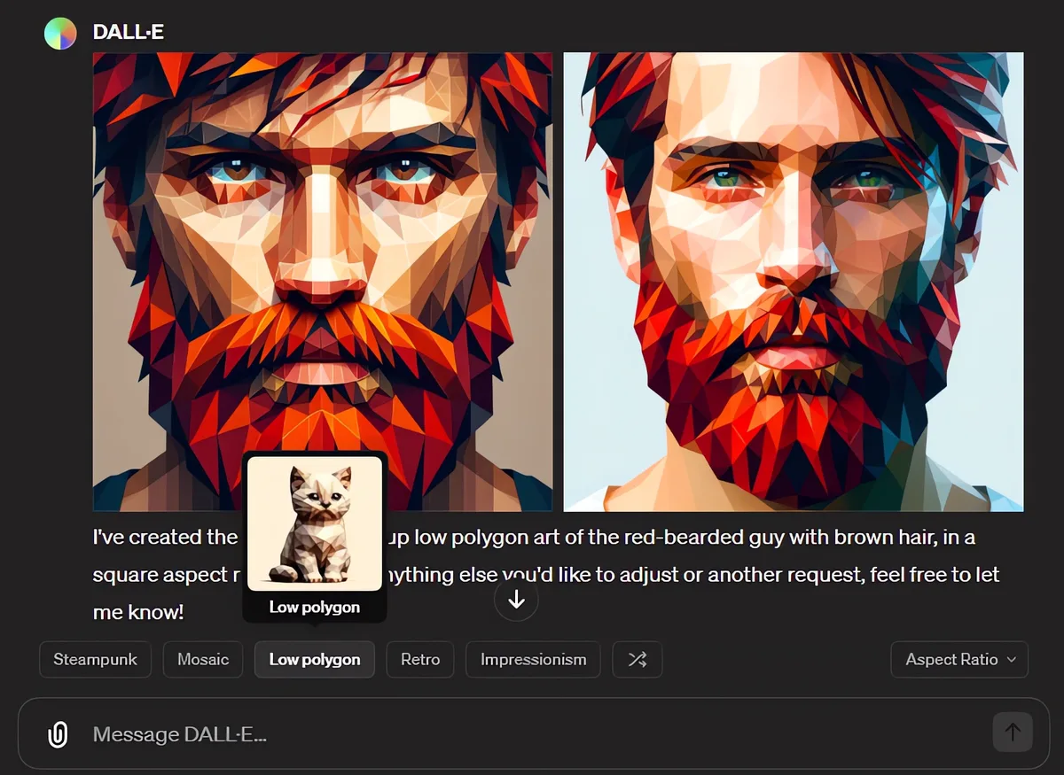 DALL-E, developed by OpenAI, is a prominent AI image generator that creates images from text prompts