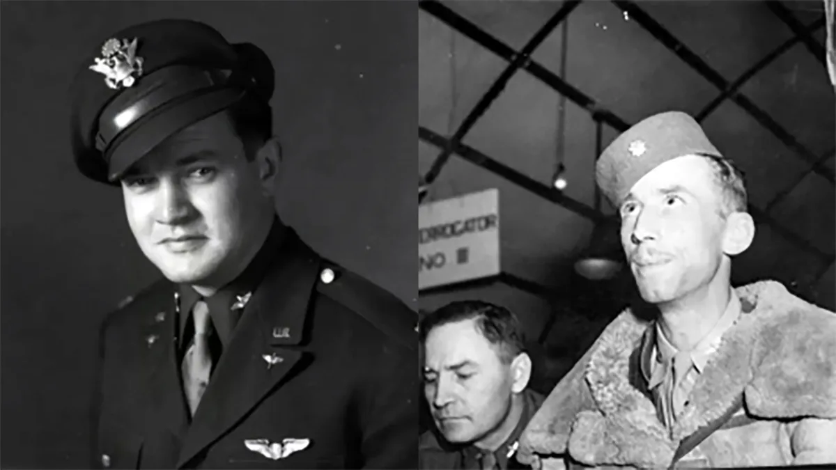 Majors Gale Cleven and John Egan were real-life best friends and pilots in the US Eighth Air Force's