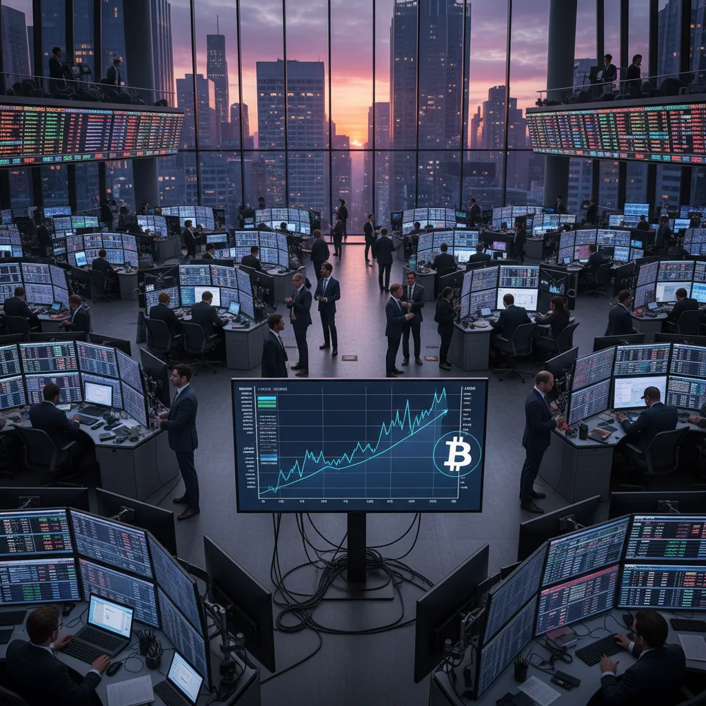 Las finanzas tradicionales adoptando activos digitales como Bitcoin.