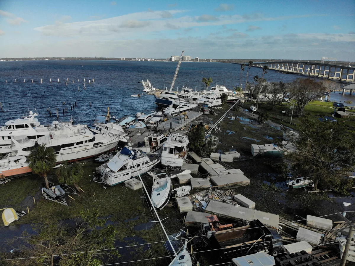 Hurricane Ian, which made landfall in Florida in September 2022, caused an estimated $112 billion in