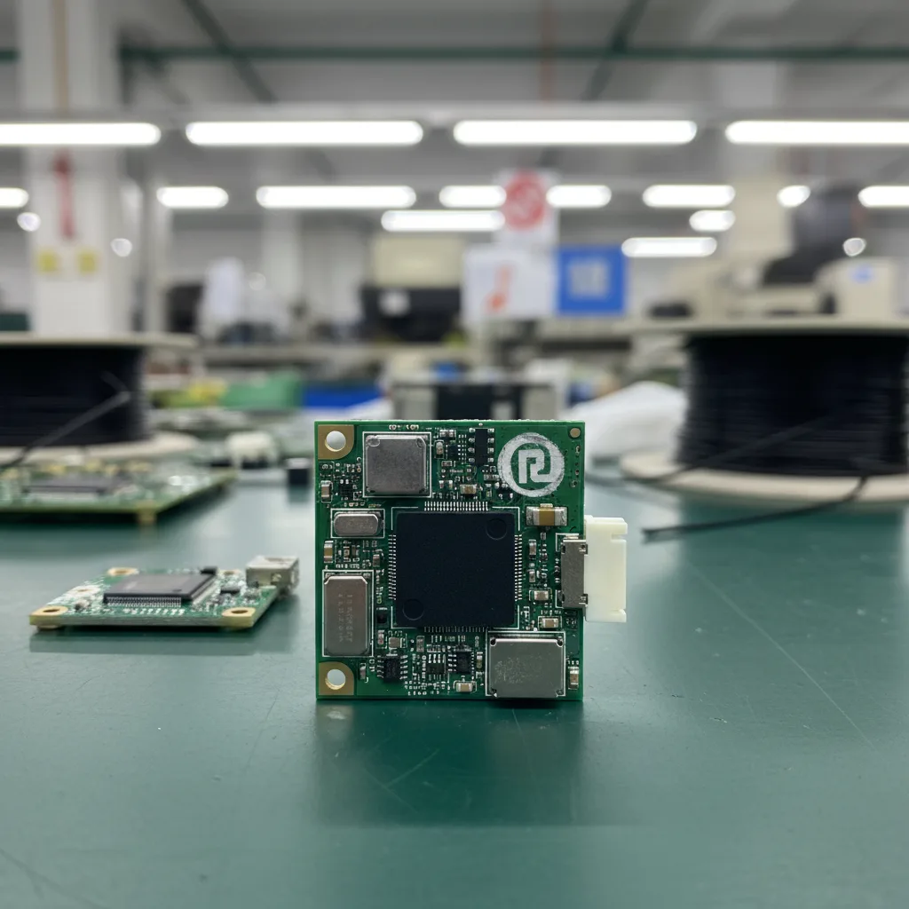 Counterfeit GPS modules, like the one pictured, represent a significant cybersecurity vulnerability 