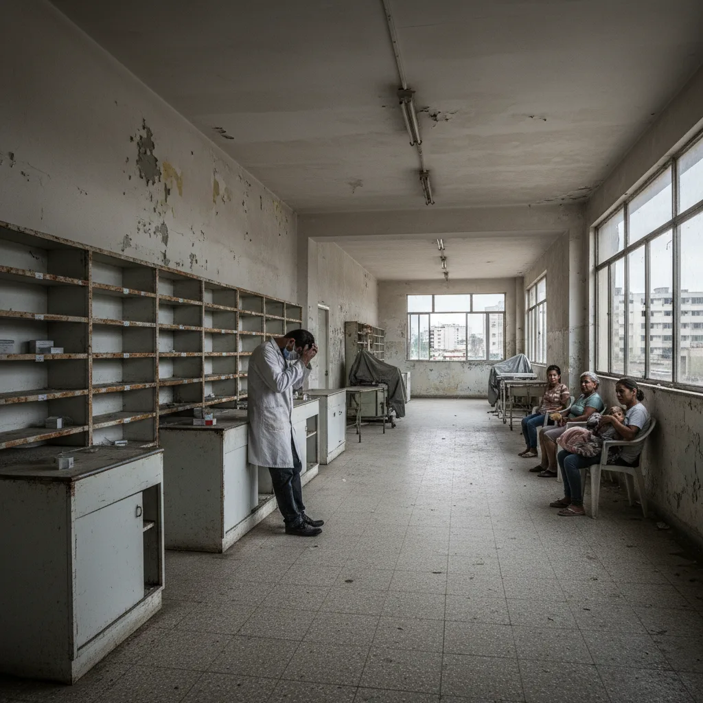 Hospital venezolano lucha con la escasez de medicinas, en la actualidad.