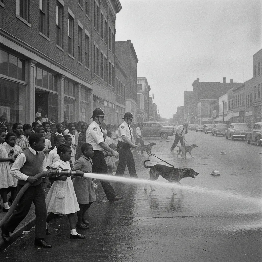 In May 1963, thousands of Black schoolchildren in Birmingham, Alabama, bravely marched for civil rig