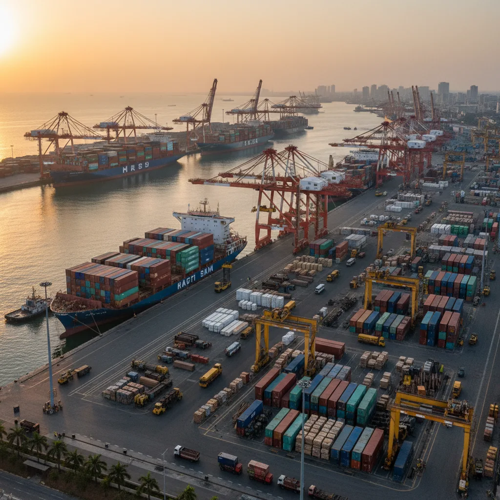 Croissance manufacturière de l'Inde et ambitions commerciales mondiales.