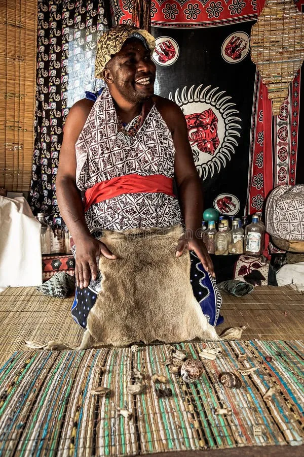 Un Sangoma zulu, un venerato guaritore e indovino tradizionale, svolge un ruolo vitale nel connettere gli individui