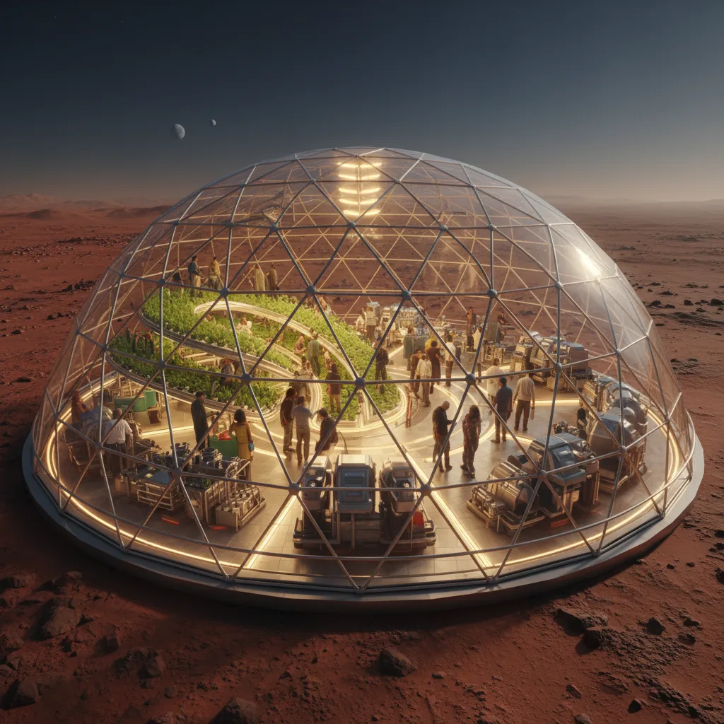 Mars : les villes martiennes, un horizon lointain