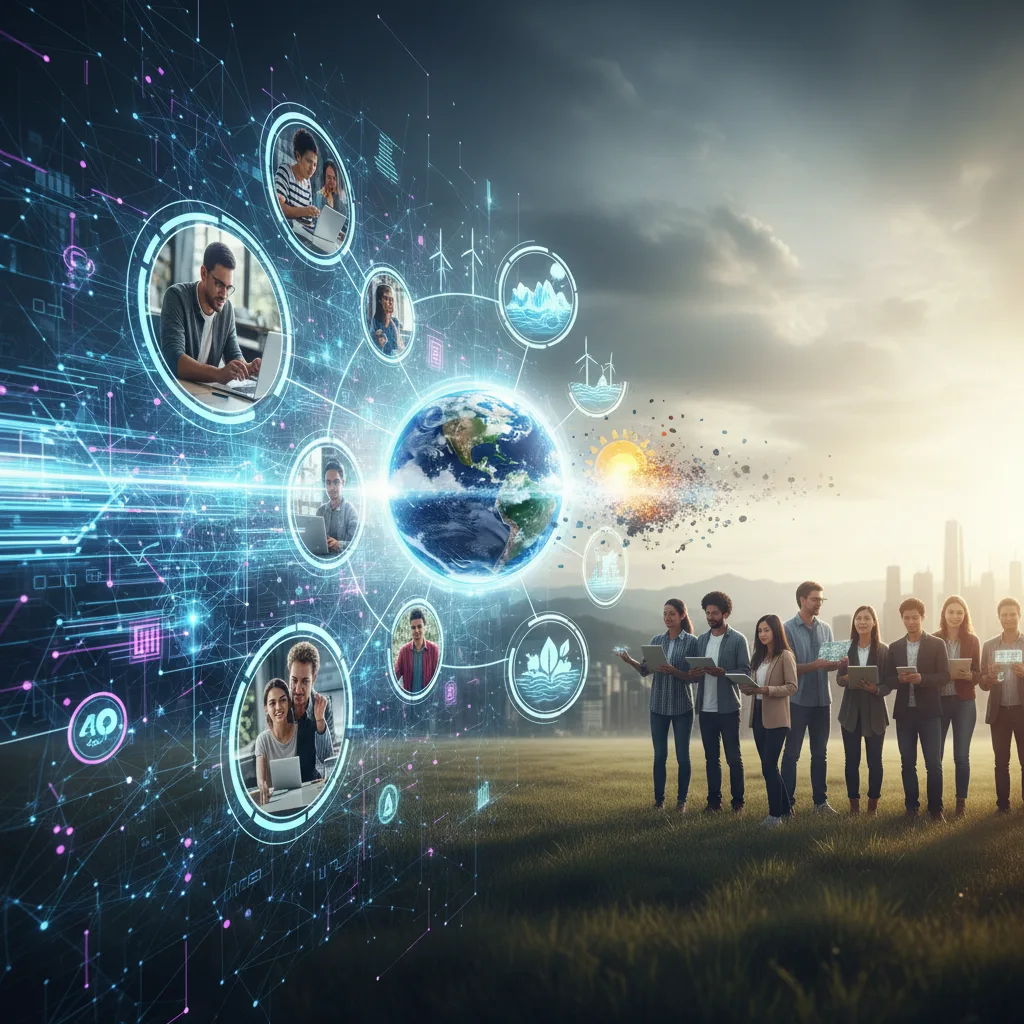 Megatrends shaping 2026: AI, hybrid work, global challenges.