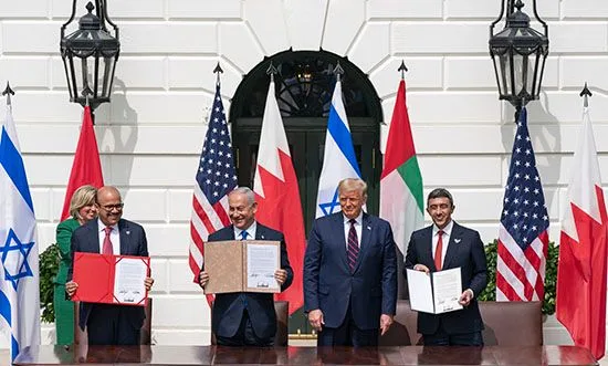 The Abraham Accords, signed in 2020 at the White House, normalized diplomatic relations between Isra